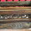 Miniature : Chine. Console XIX avec un pied en bois ancien sculpté.