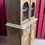 Miniature : Inde un petit buffet vitrine 2 corps 19ème siècle en bois de teck