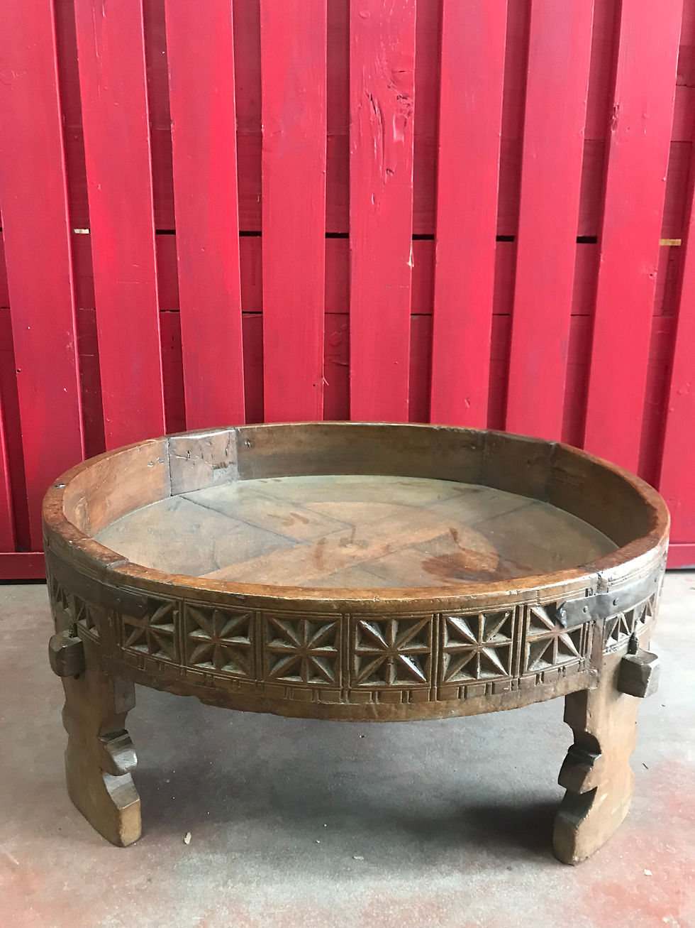 TABLE BASSE TECK, INDE, XXème