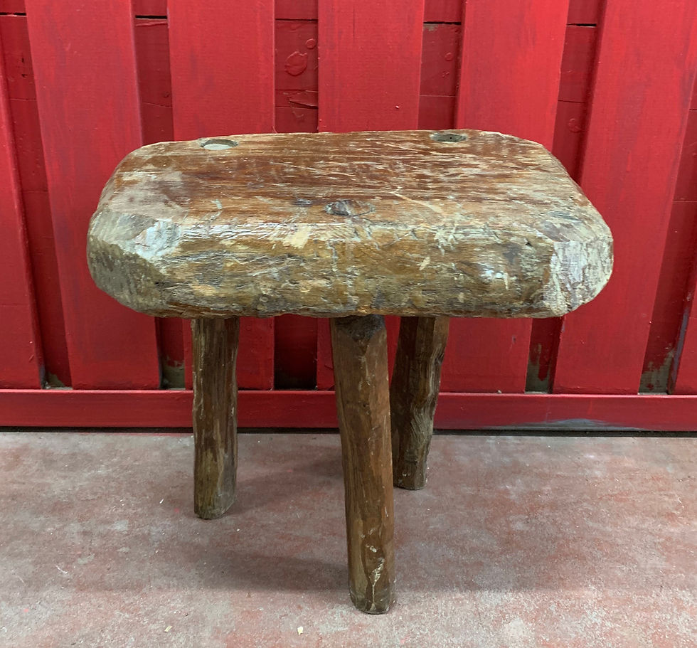 Miniature : Authentique Tabouret de traite, Savoie
