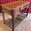 Miniature : Chine, 19ème siècle. Ancien bureau en  bois d'orme, époque Qing