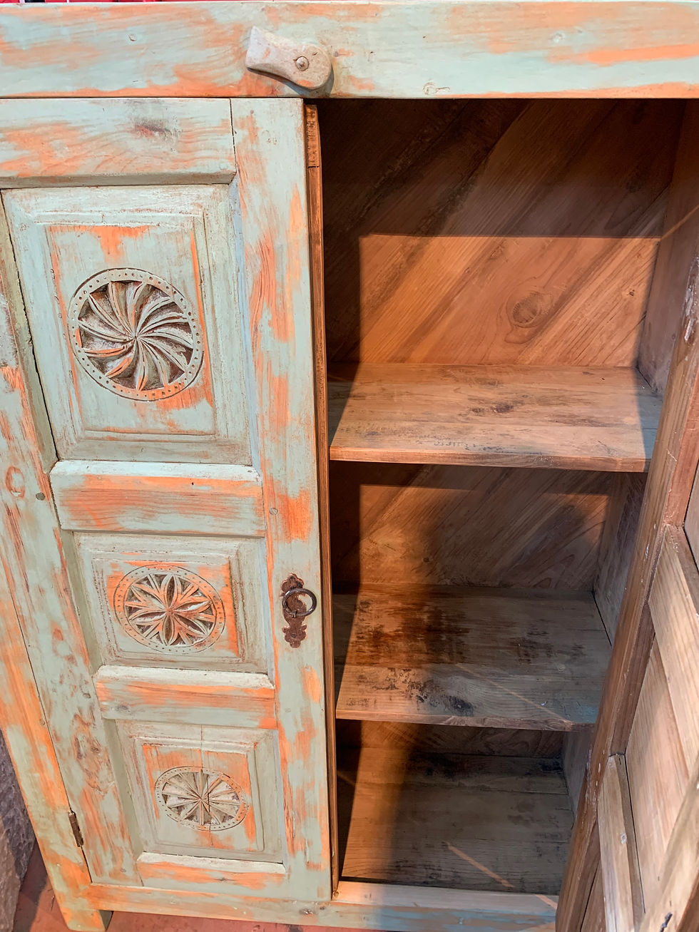 Miniature : Armoire 2 portes en cèdre de l'Himalaya N°24
