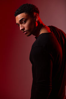 Portrait of Devin Daye-Schafer, Virginia Studio Photographer