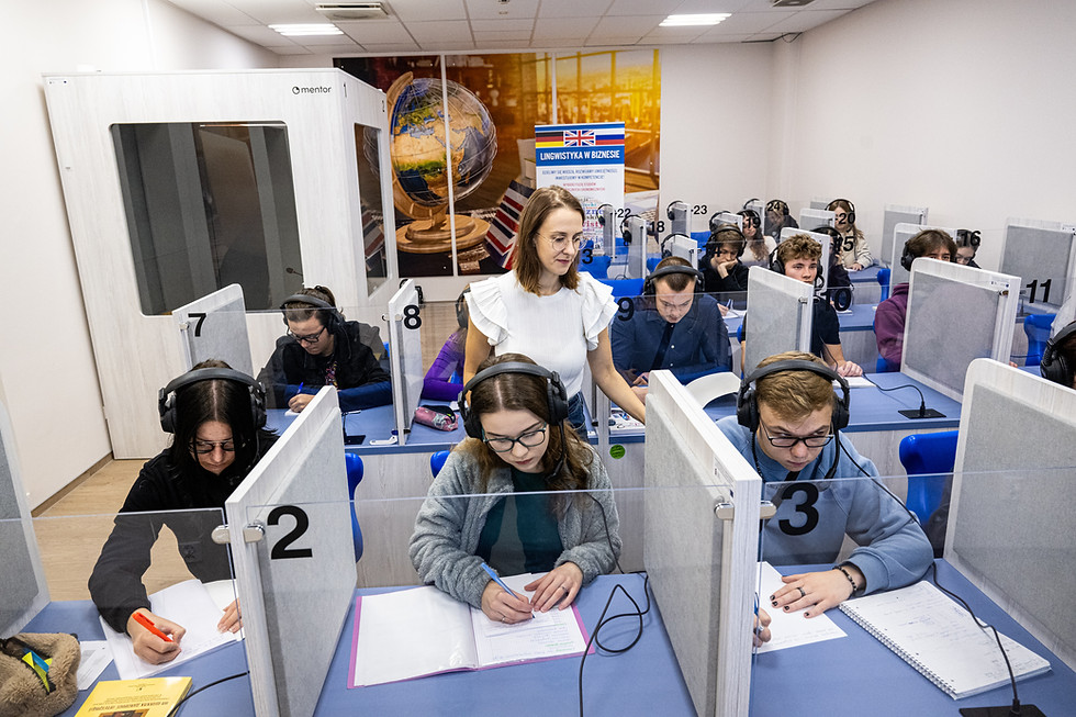 Laboratorium językowe kierunku lingwistyka w biznesie