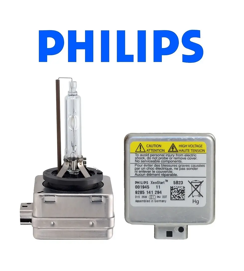 Thumbnail: 1X D1S Genuine PHILIPS Car Headlight Xenon Standard Vision HID Bulb 4200K 35W