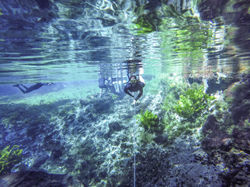 Mergulho em Bonito, MS, Brasil