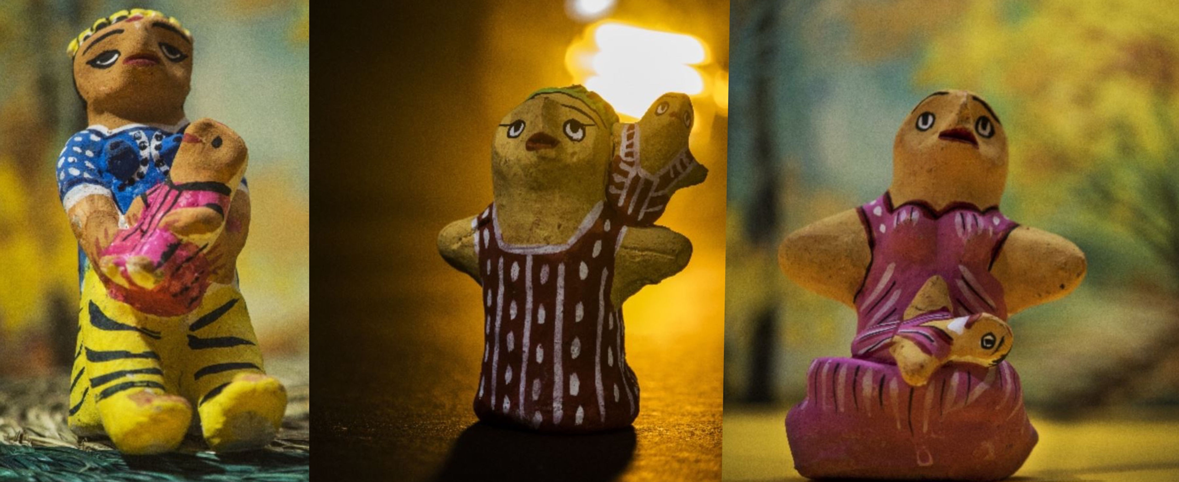 BISHNUPUR CLAY DOLL SET - MOTHER'S DAY OUT