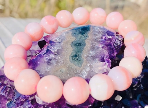 あ〜きゃん♬様　凄くレア　高品質　オーストラリアンピンクオパール　パーム　握り石 あ〜きゃん♬様 凄くレア 高品質 オーストラリアンピンクオパール