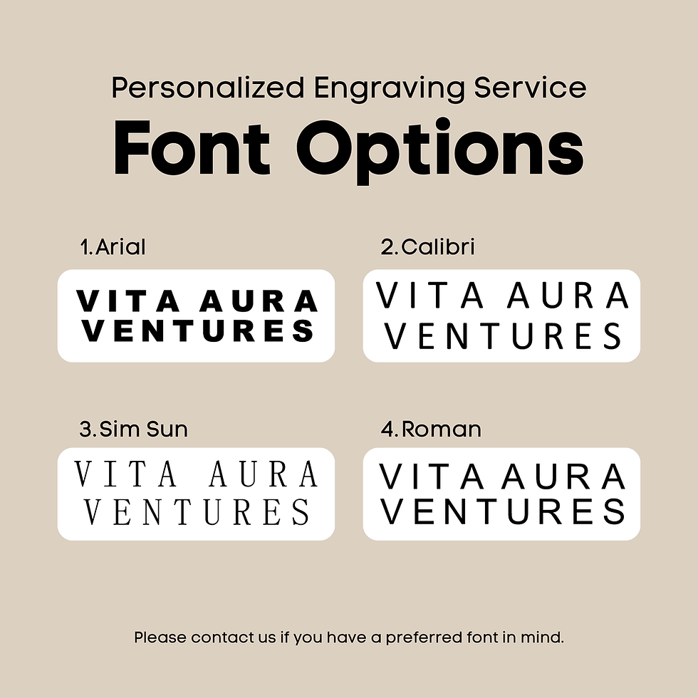 Thumbnail: Personalized Laser Engraving Service | Custom Name & Logo Engraved | Gift Set Cu