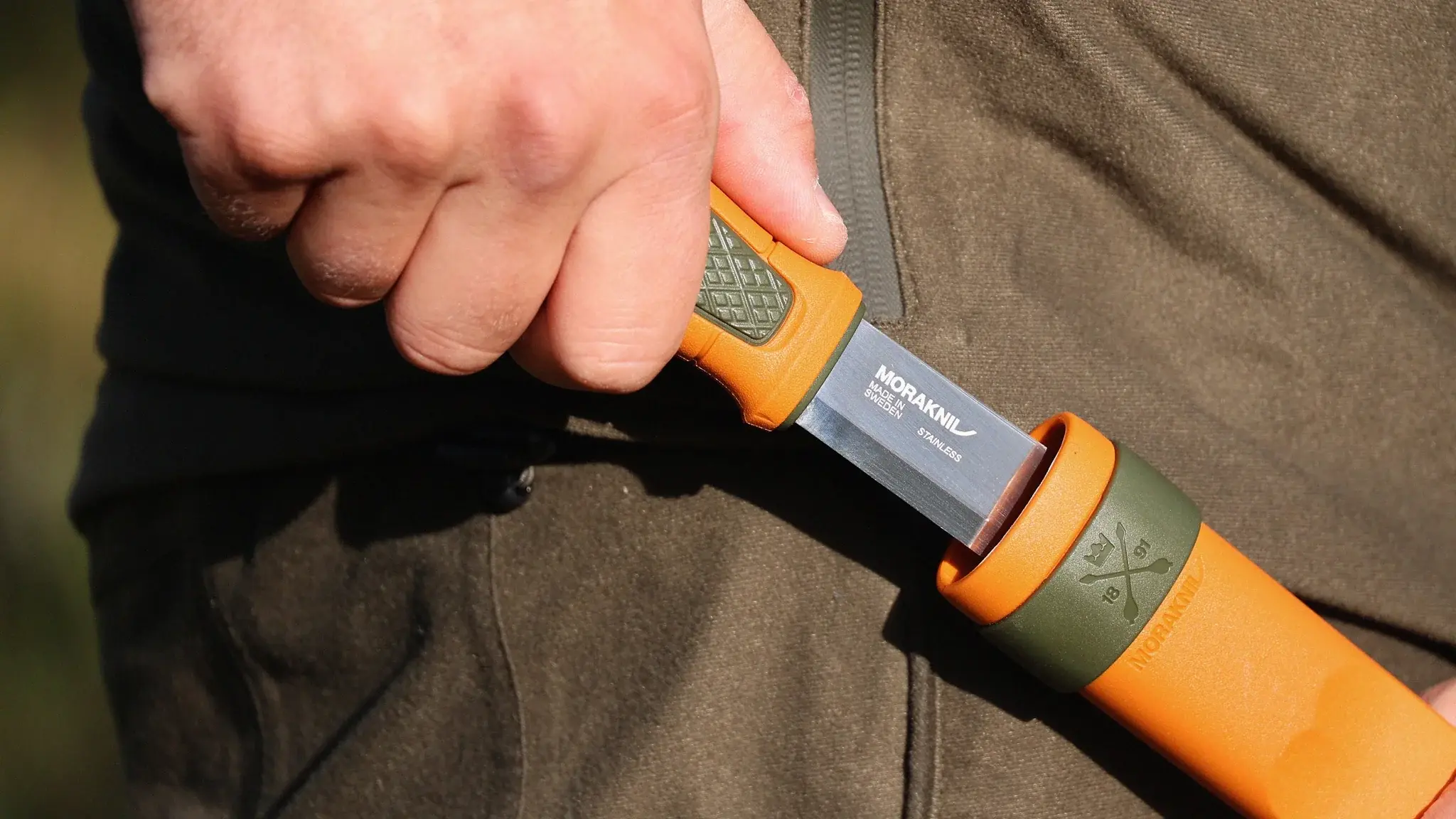 MORAKNIV Kansbol with Ploymer Sheath Stainless Steel Hunting Knife