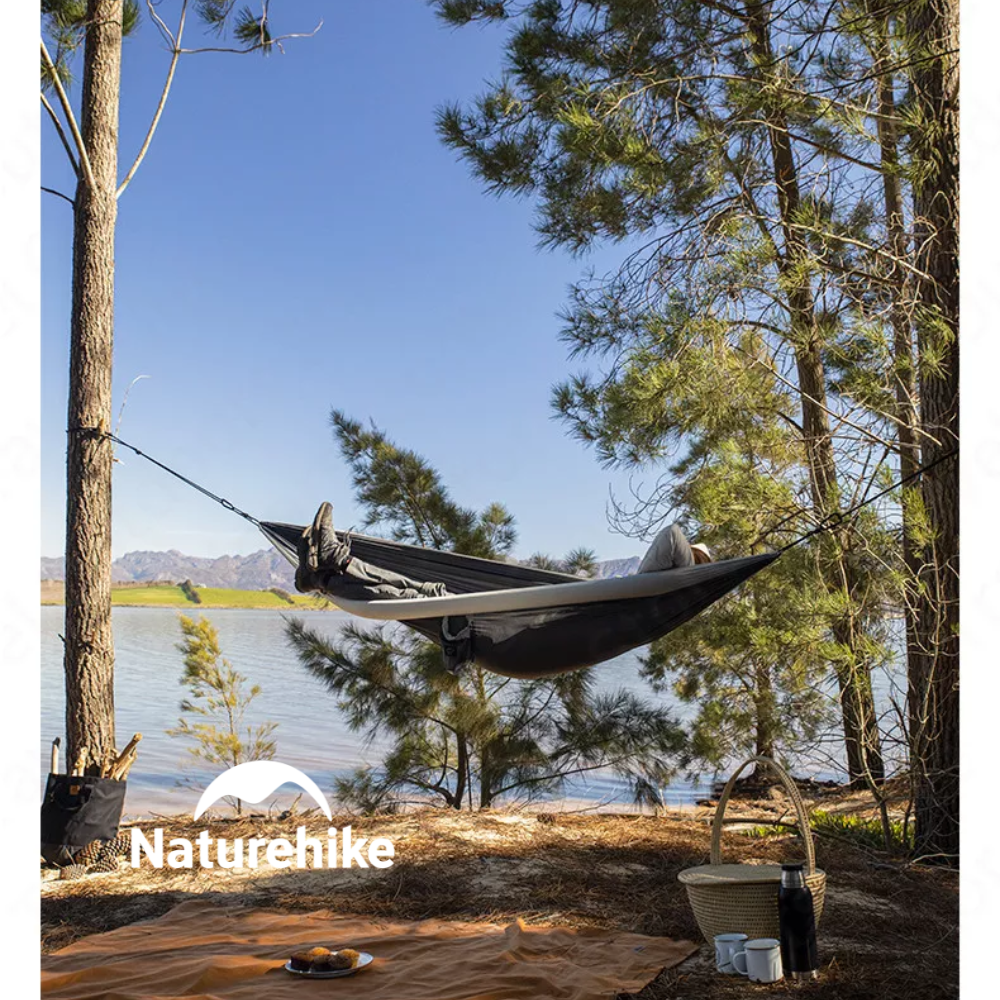 NATUREHIKE Pipe Inflate Double Hammock ( Max Load 400Kg)