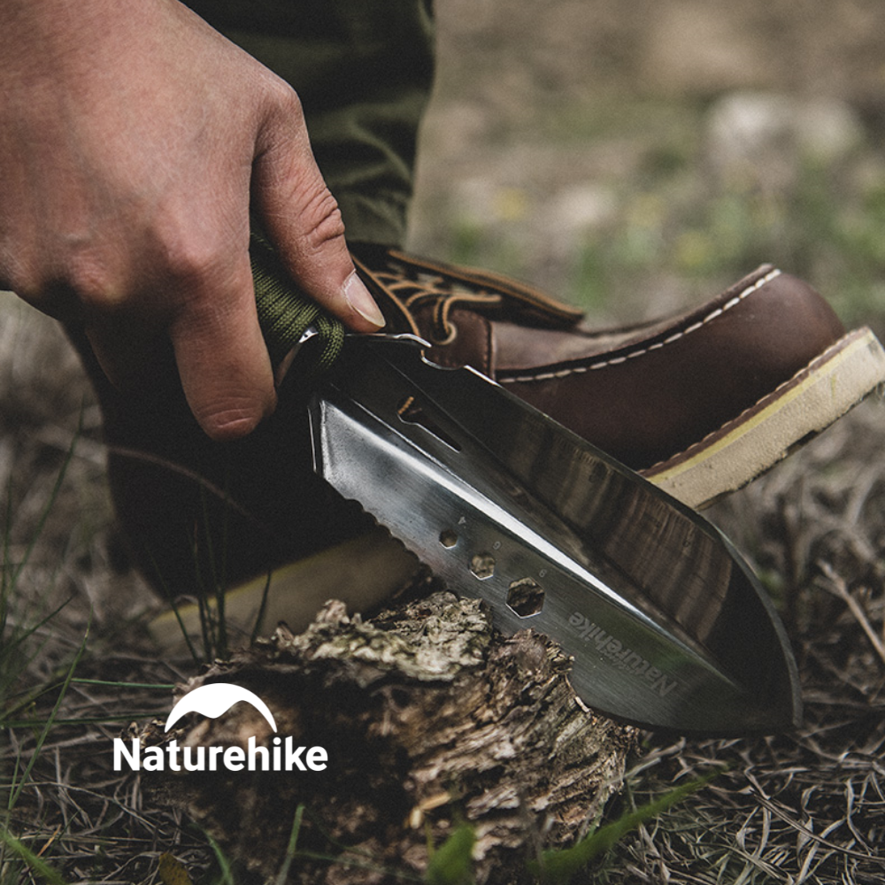 NATUREHIKE Multi-Functional Outdoor Hand Shovel