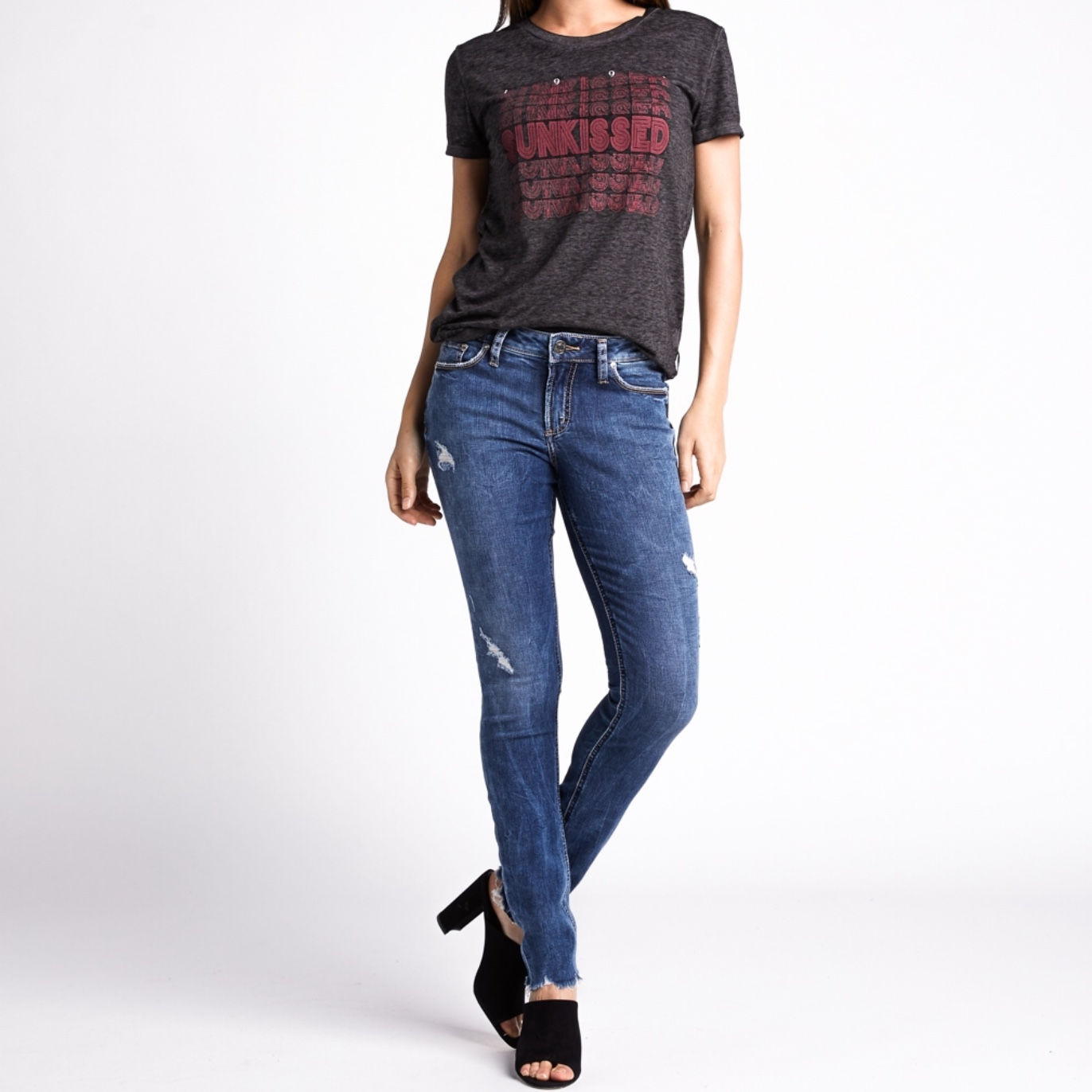 SILVER JEANS - ELYSE MID RISE SKINNY JEANS