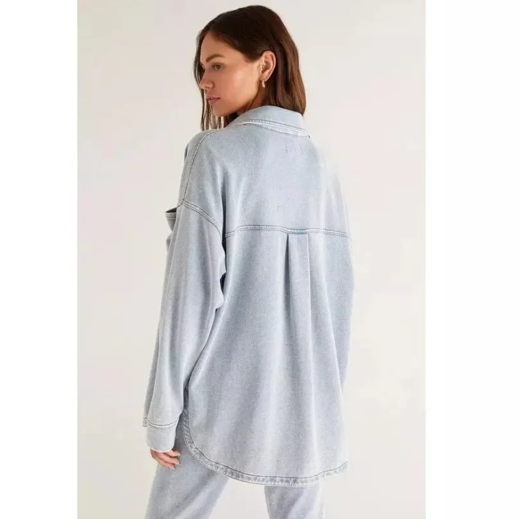 Thumbnail: Z SUPPLY - ALL DAY KNIT DENIM JACKET