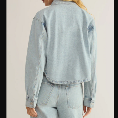 Z SUPPLY - ALL DAY CROPPED DENIM JACKET | Not So Naked