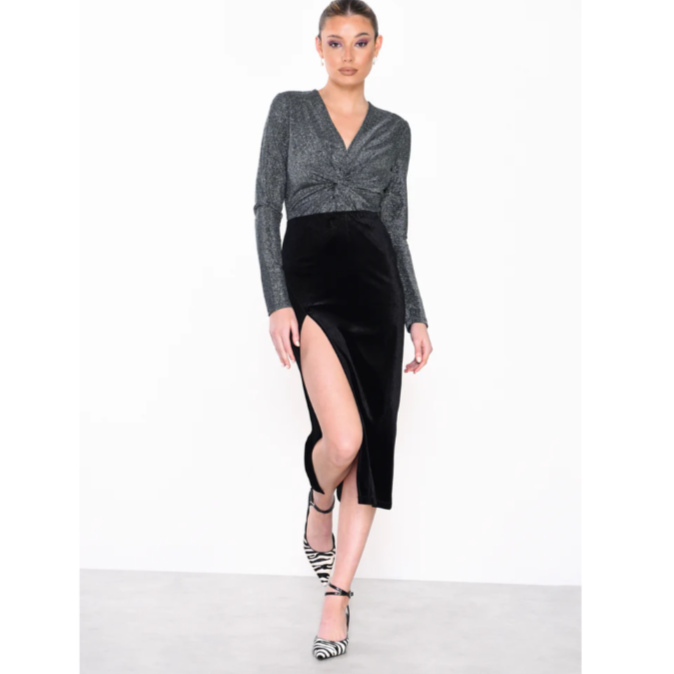 GLAMOROUS - TWIST FRONT BODYSUIT