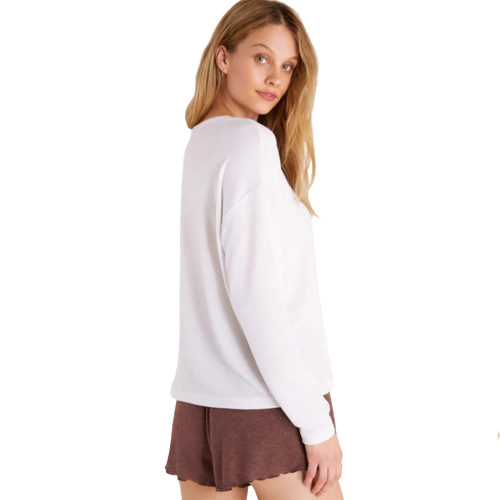 Thumbnail: Z SUPPLY - EDEN COFFEE LONG SLEEVE TOP