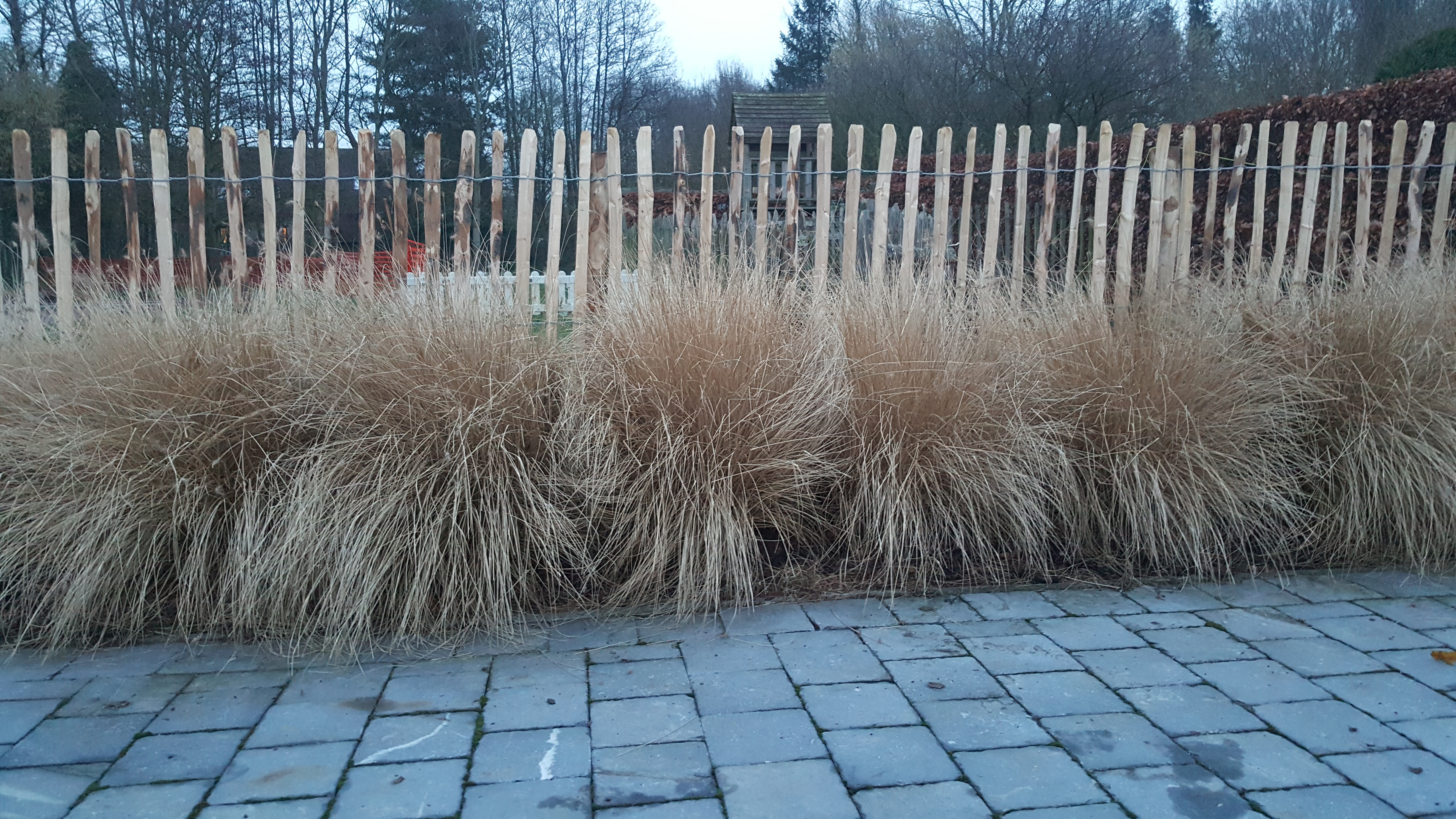 Kastanjehouten omheining + poort