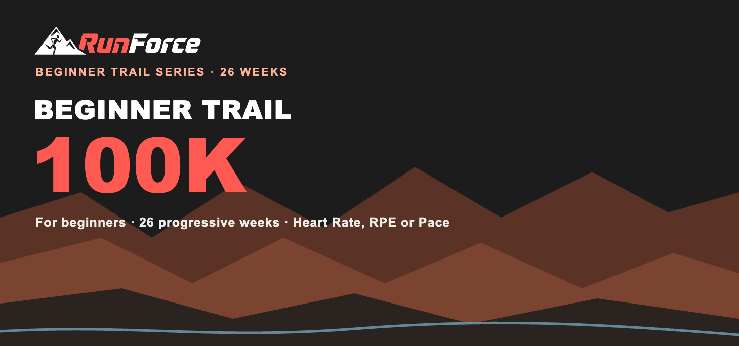 Trail 100K training plan for beginners by RunForce