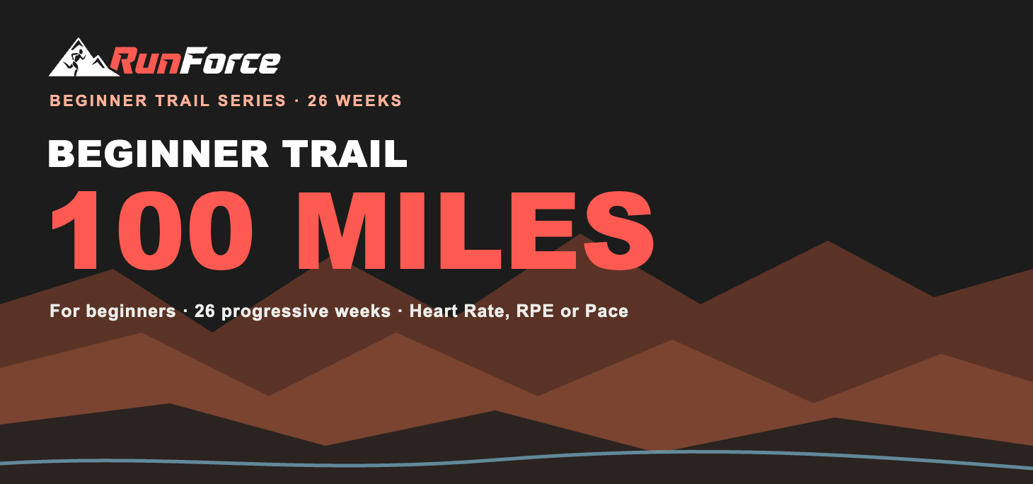 Trail 100 Miles training plan for beginners by RunForce