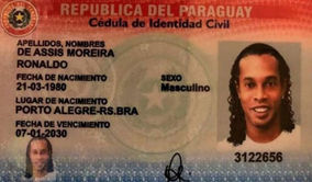 RONALDINHO VOLTARÁ AO BRASIL APÓS PRISÃO