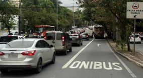 Táxis podem circular em faixas exclusivas na N. Sra do Carmo e Cristiano Machado