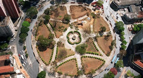 Obras na Praça Raul Soares
