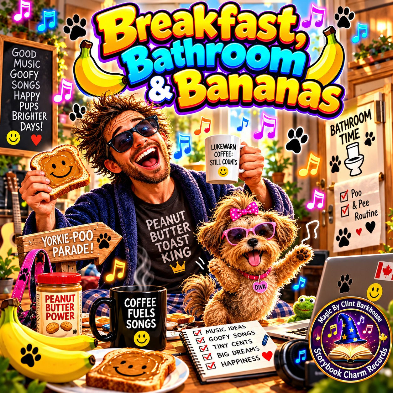 Breakfast, Bathroom & Bananas - Digital Download