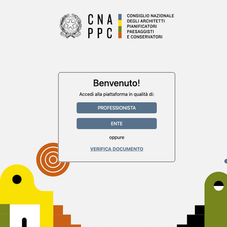 AVVISO A TUTTI GLI ARCHITETTI P.P.C. portale servizi CFP
