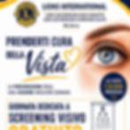 PRENDERTI CURA DELLA VISTA - SCREENING VISIVO GRATUITO