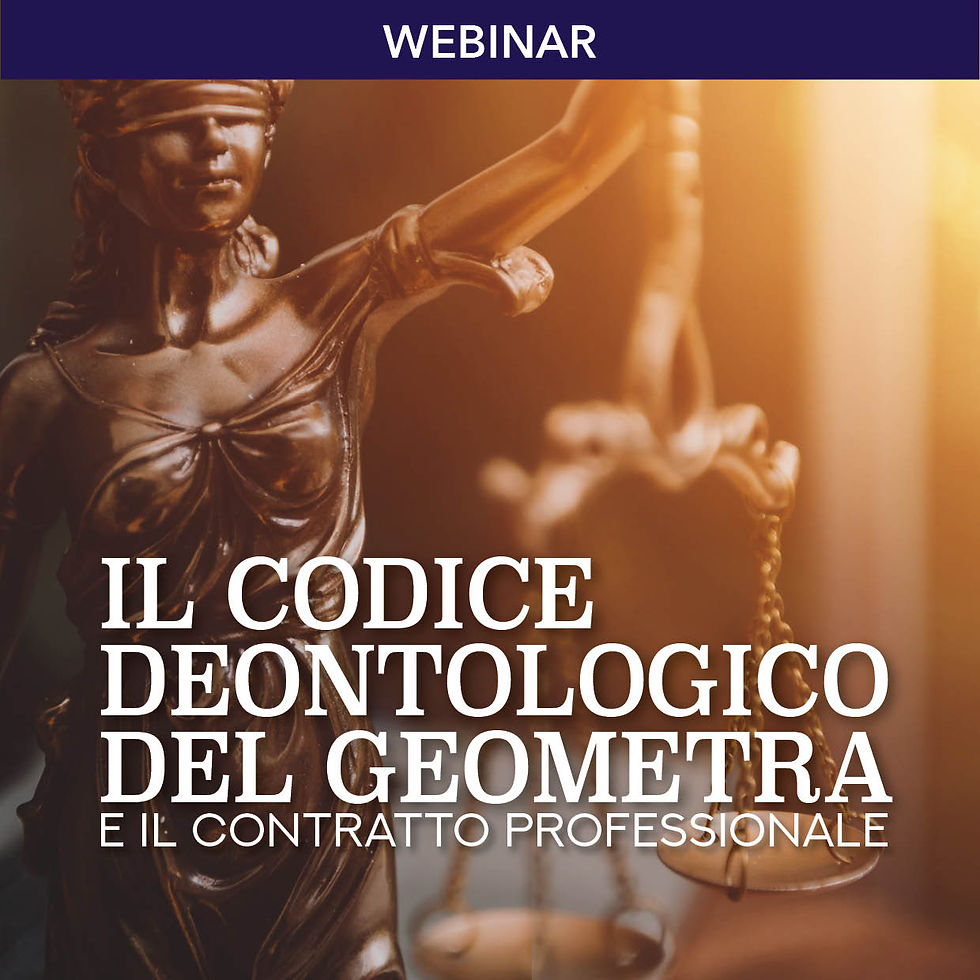 IL CODICE DEONTOLOGICO DEL GEOMETRA E IL CONTRATTO PROFESSIONALE
