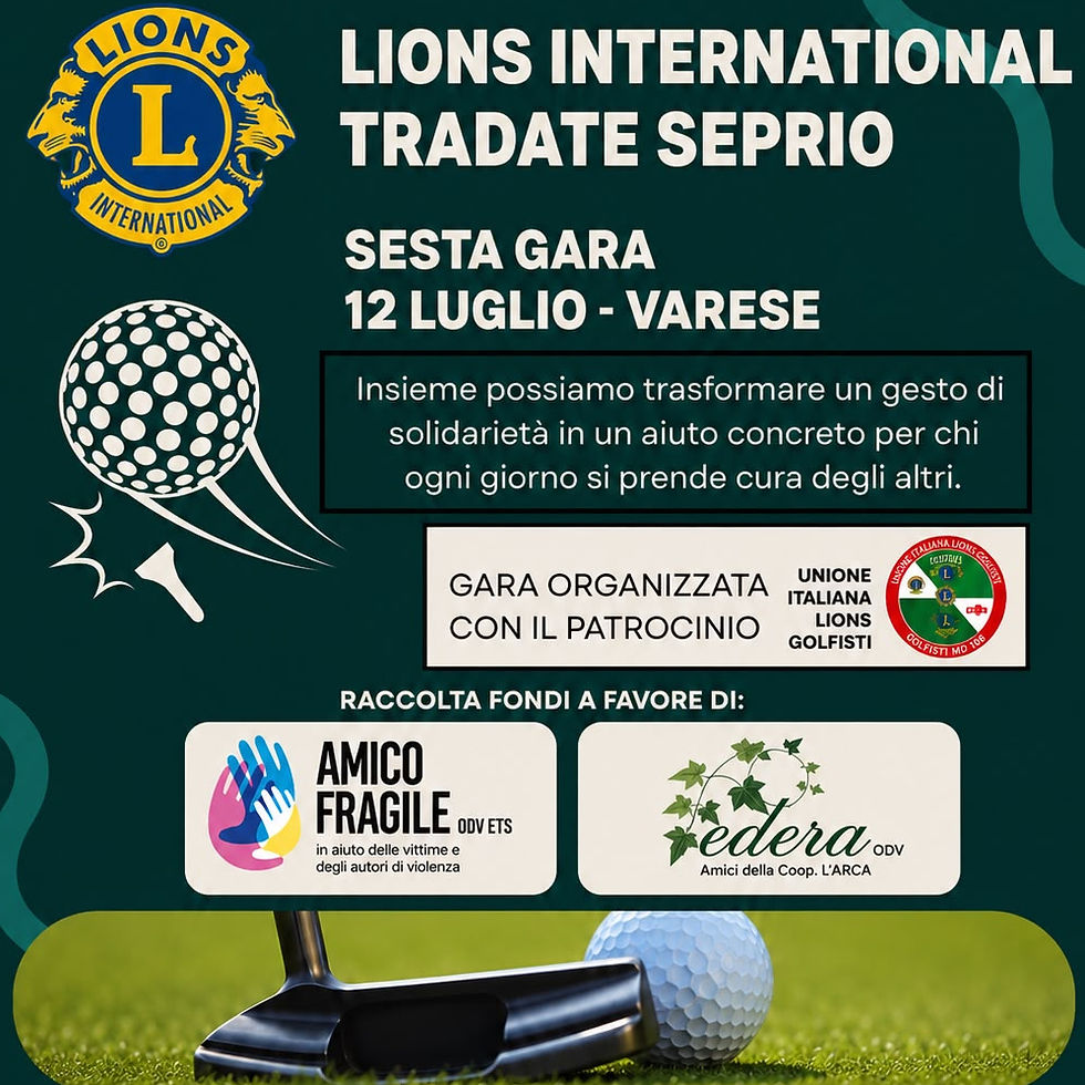 IV edizione LIONS SEPRIO TOURNAMENT