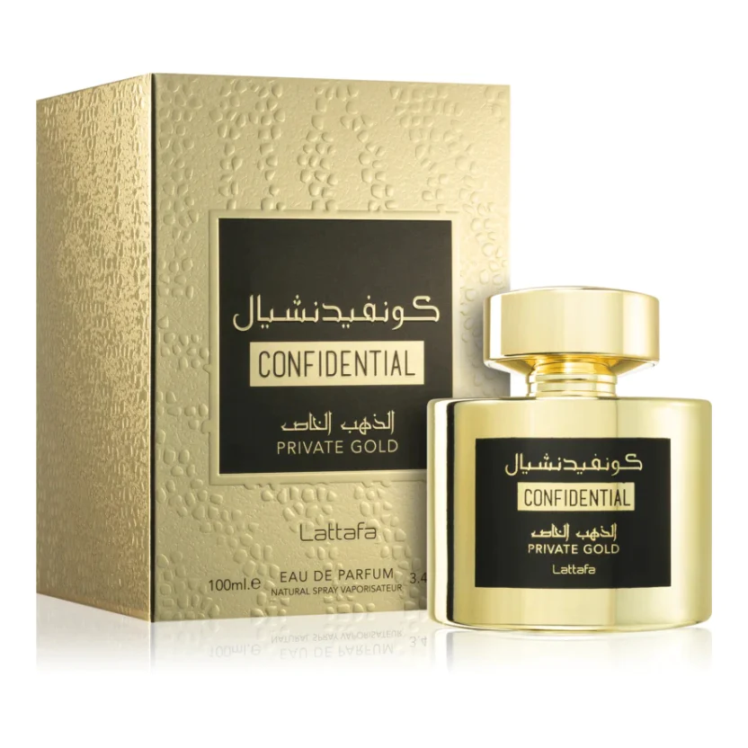 Lattafa – Confidential Private Gold | Eau de Parfum | 100ml