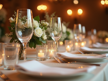 Warm romantic Tulsa wedding ceremony with couple and officiant at sunset