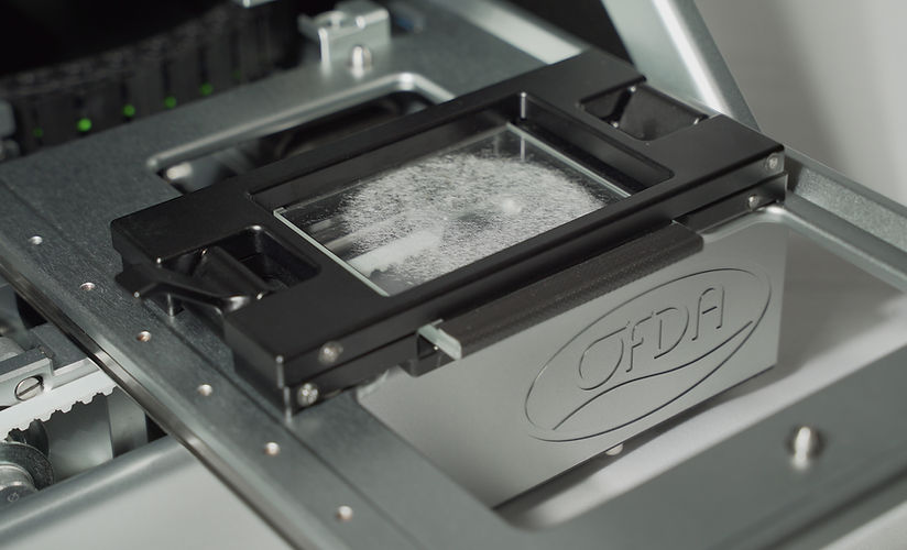 optical fibre diameter analyser