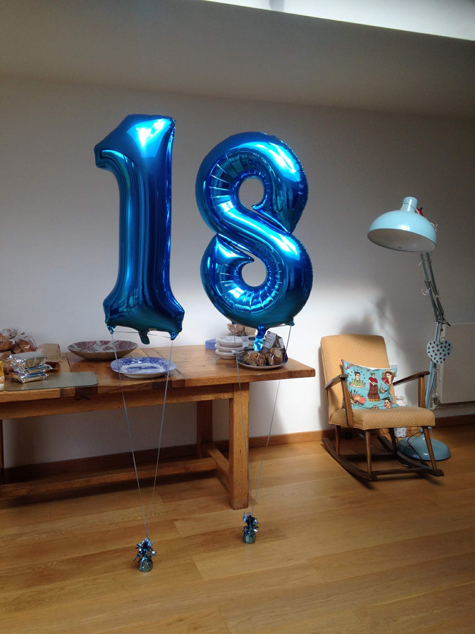 number balloons