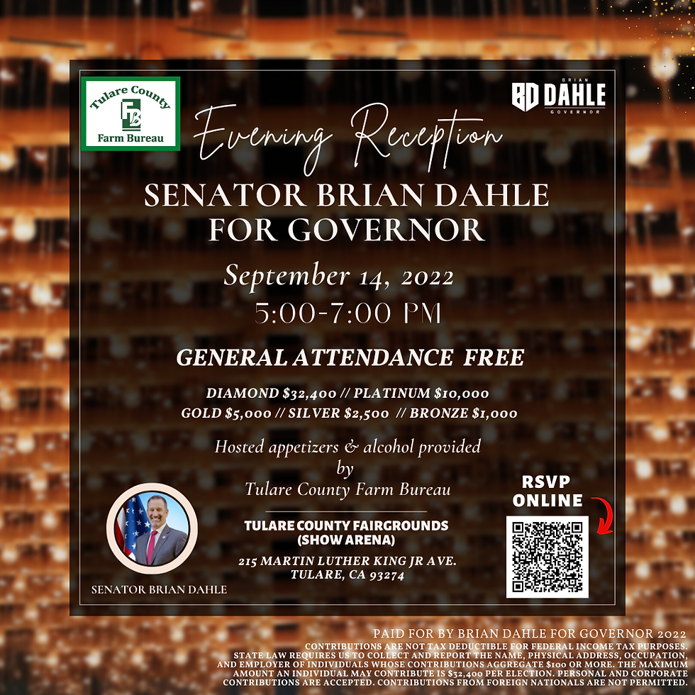 Brian Dahle for Governor Evening Reception