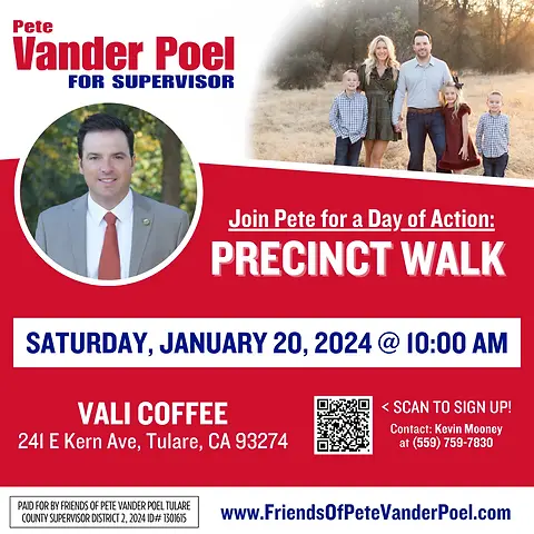 Precicnt Walk - Vander Poel for Supervisor