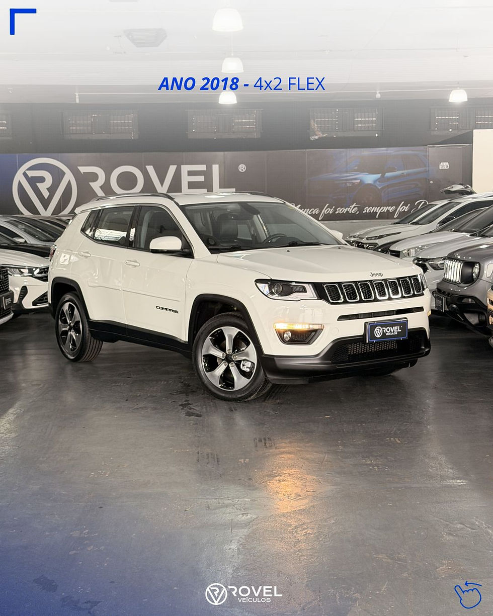 Miniatura: 🇯🇵🇧🇷 JEEP/COMPASS LONGITUDE 2.0 FLEX AT. 2018