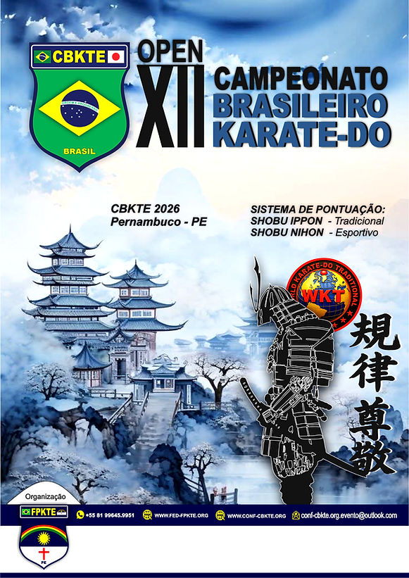 XII Campeonato Brasileiro de Karate-Do 2026.