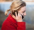 Photo of woman on phone