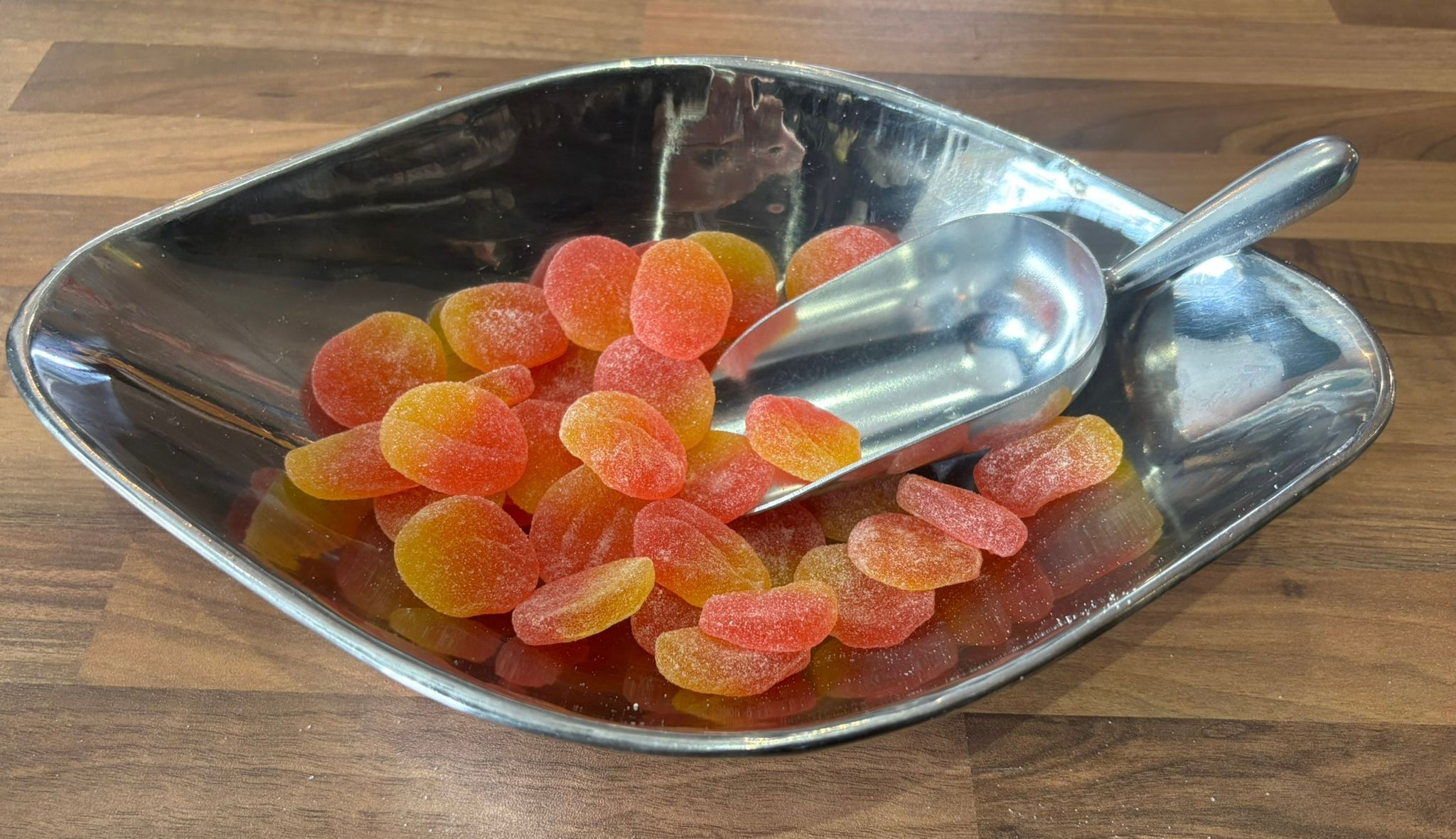 Fizzy peaches