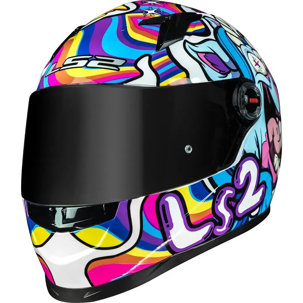 Miniatura: Capacete LS2 FF358 Bubble - Branco
