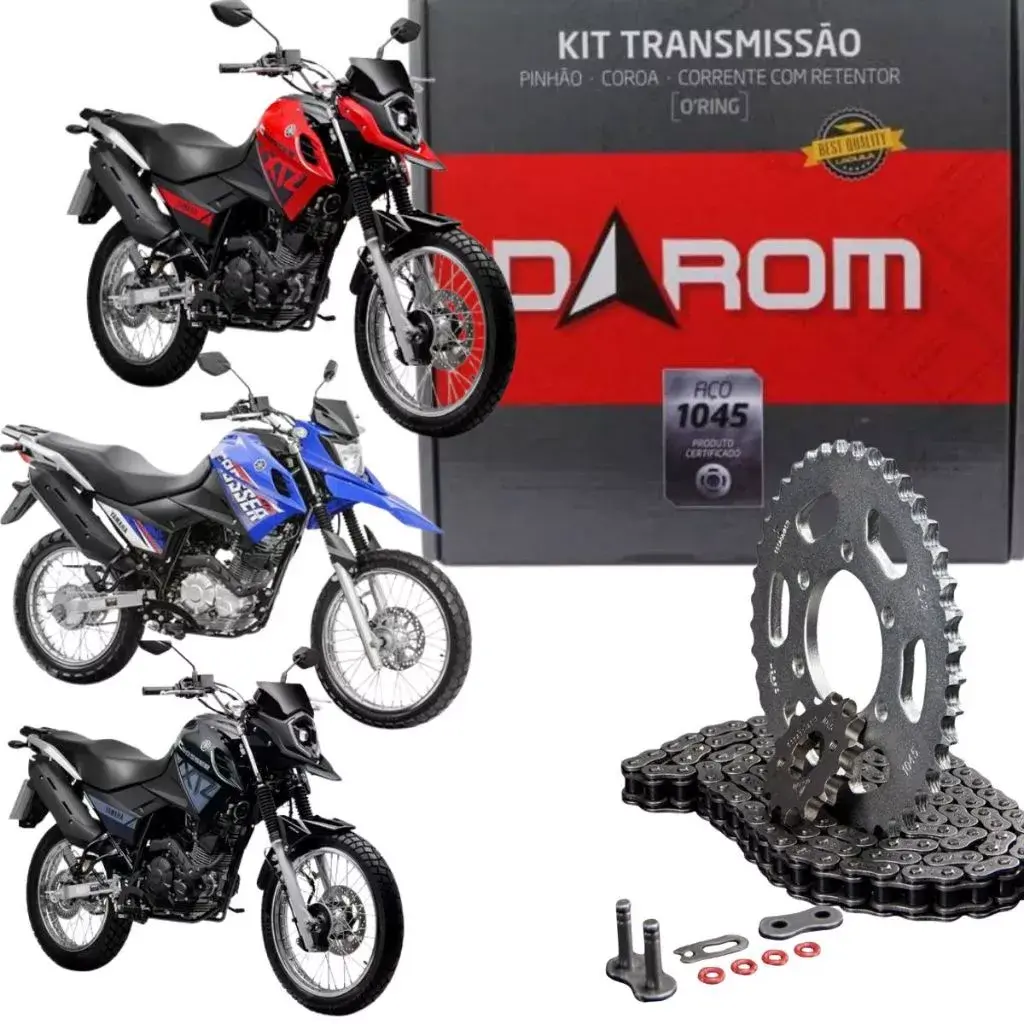 Kit Relação Yamaha Xtz 150 Crosser Com Retentor Darom