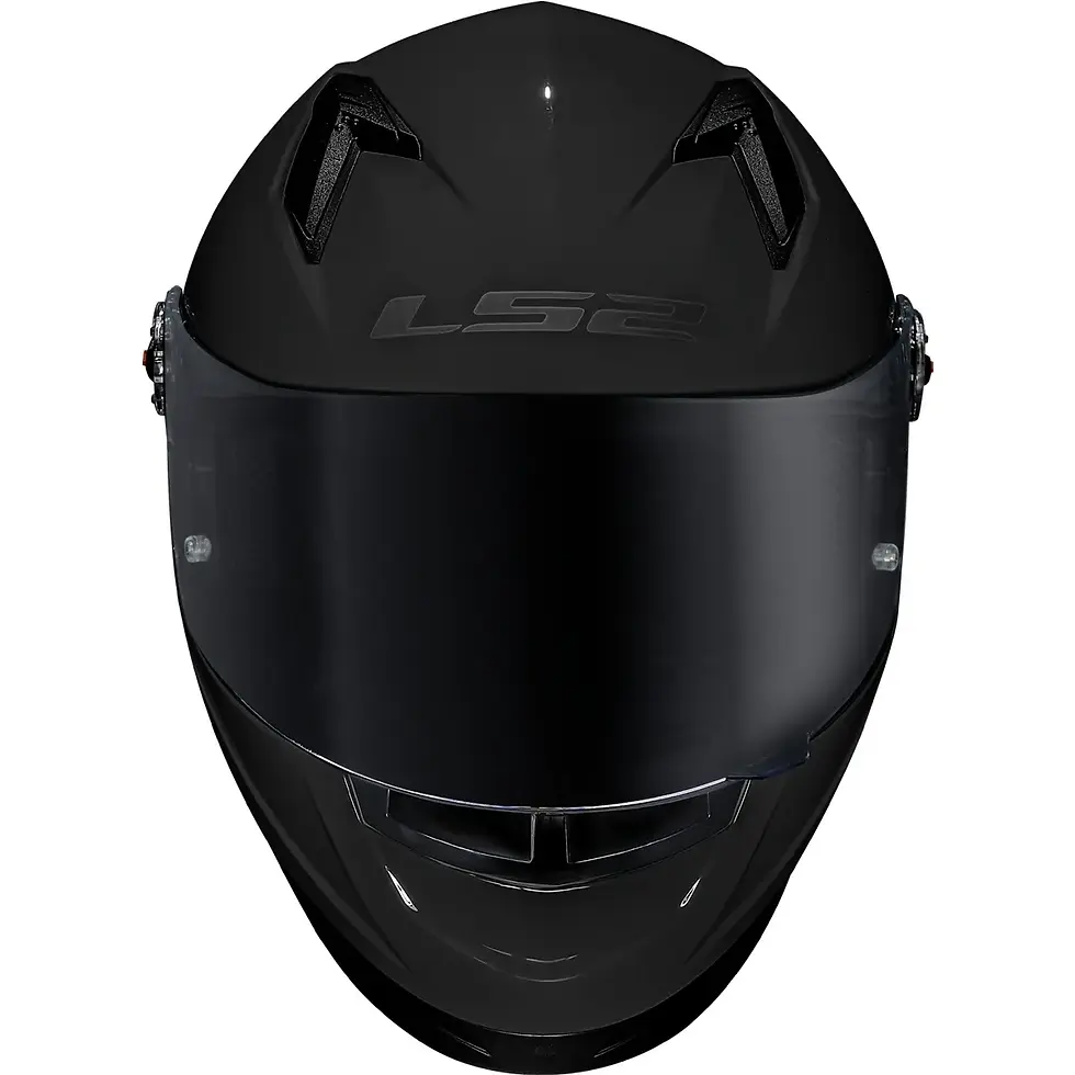 Miniatura: Capacete LS2 FF358 S Monocolor - Preto Brilho