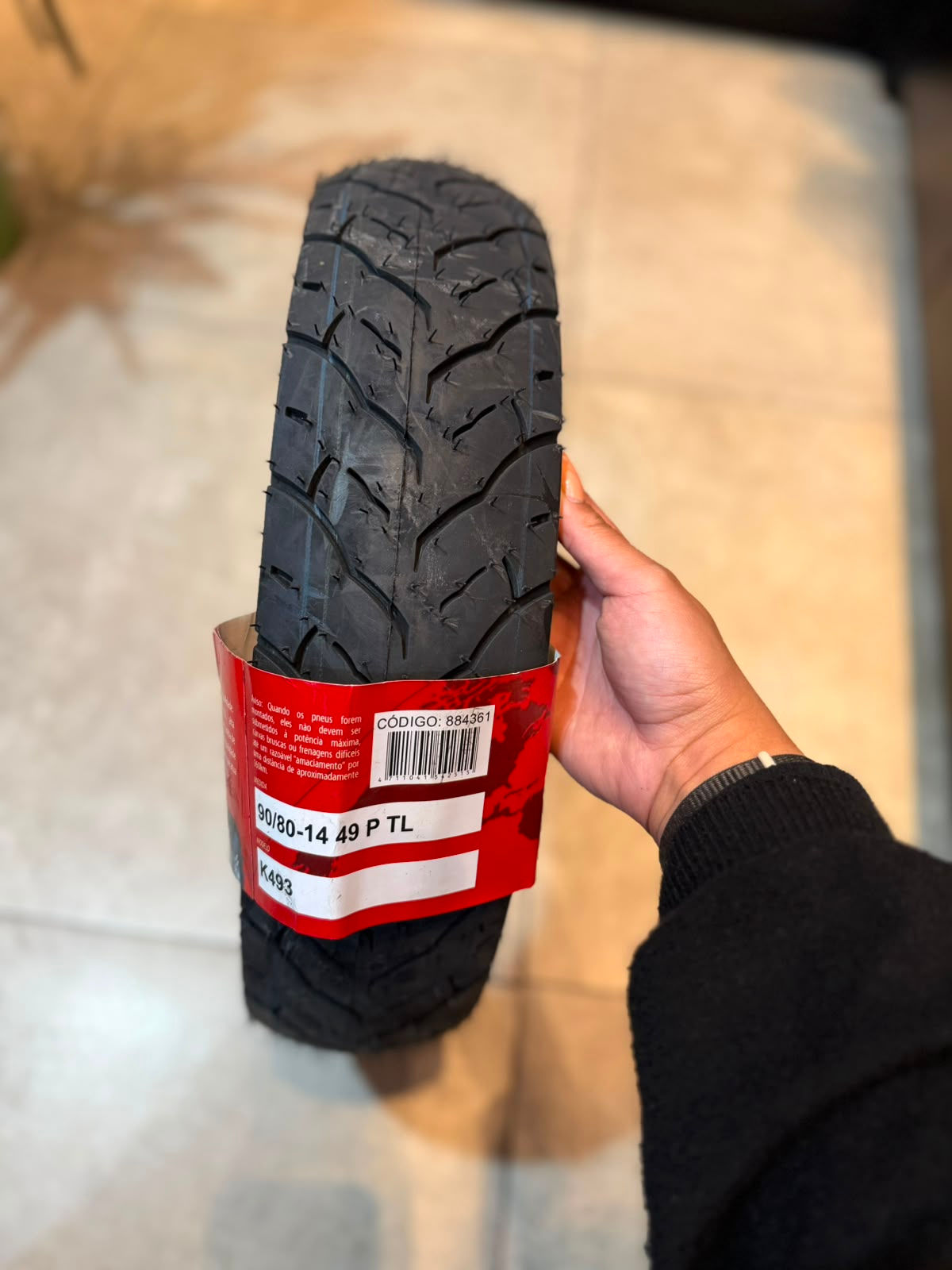 Pneu Kenda 90/80-14 TL 49P K493