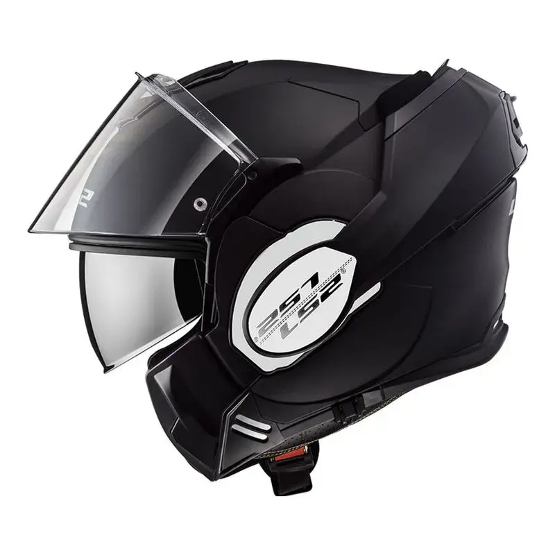 Capacete LS2 FF399 Valiant Monocolor Preto fosco Articulado