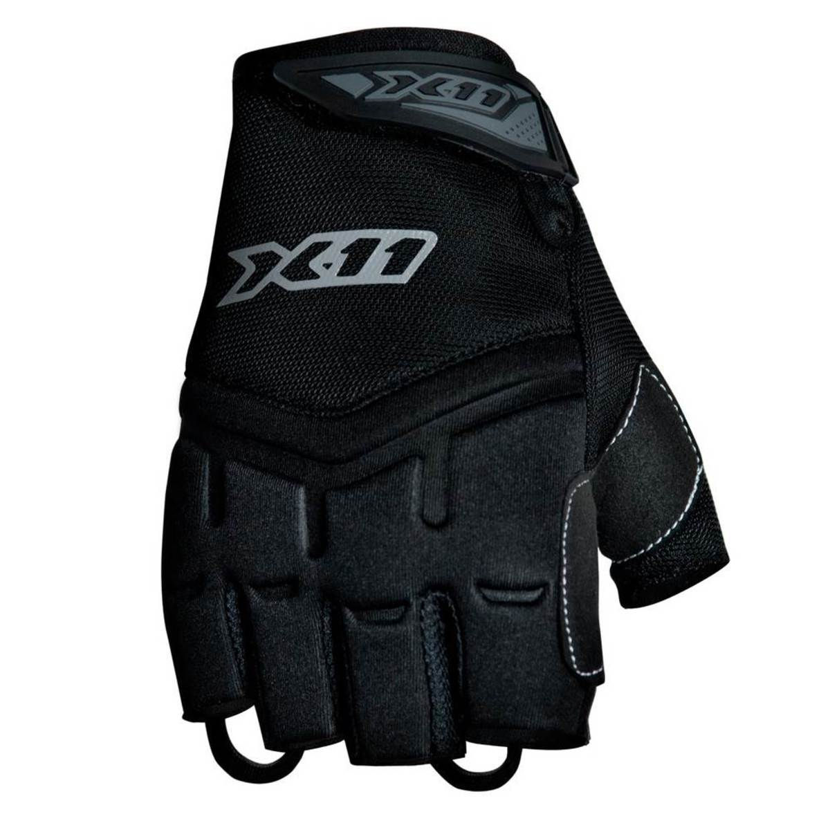 LUVAS FIT X 1/2 DEDO PRETO - X11