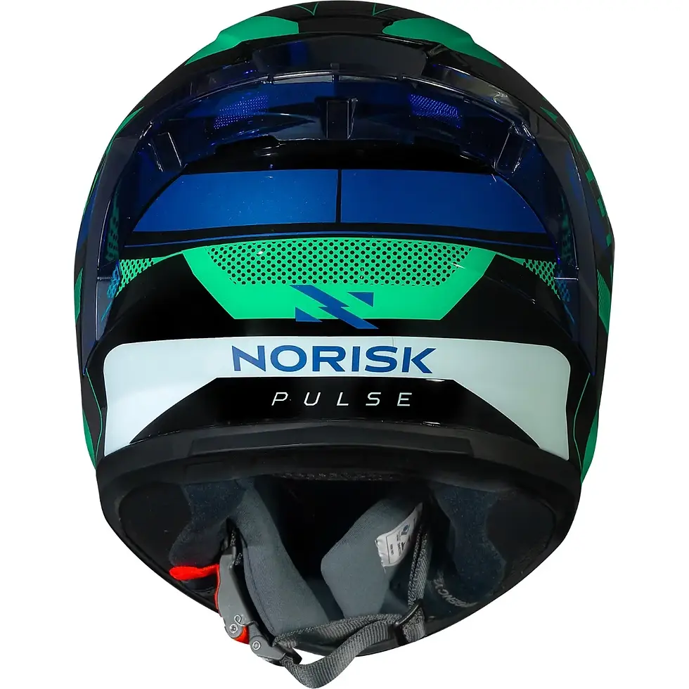 Miniatura: Capacete Norisk Flow Pulse - Verde/Azul