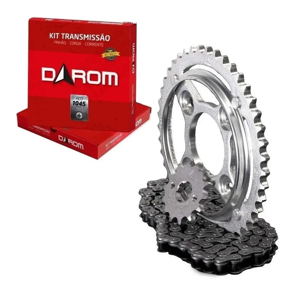 Kit Relação Transmissão CG 150 2004-15 S/retentor Darom